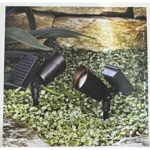 Threshold Solar LED Spotlights 2 Pack Outdoor Use